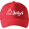 Harry - Always - Šiltovka so zahnutým šiltom a mosaznou sponou - Univerzálna veľkosť ( Červená )