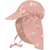 LÄSSIG Sun Protection Flap Hat Dolphin Peach Obvod hlavy: 46/49 cm