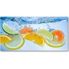 Foto obraz sklo tvrzené Citrusy pod vodou 100x50 cm