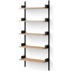 New Works Policová zostava Wall Shelf 1900, oak/black