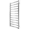Mario-Radiators Kúpeľňový rebríkový radiátor INOX TOKIO 233W/230V 117x53 cm nerez/lesklý chróm 1.7.044616.P + záruka 3 roky zadarmo