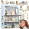 Veľký 3-poschodový drevený domček pre bábiky Ricokids RK-878 787801