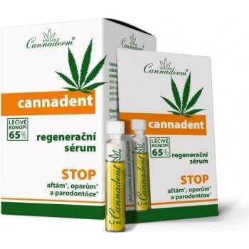 Cannaderm Cannadent regeneračné sérum 10 x 1,5 ml