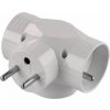 Zásuvka EMOS P0024N, rozbočovacia, biela, 3× 2P + PE, 250V/16A max.3680W