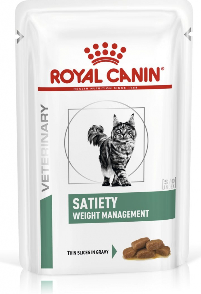 Royal Canin VHN CAT SATIETY WEIGHT MANAGEMENT POUCH 12 x 85 g