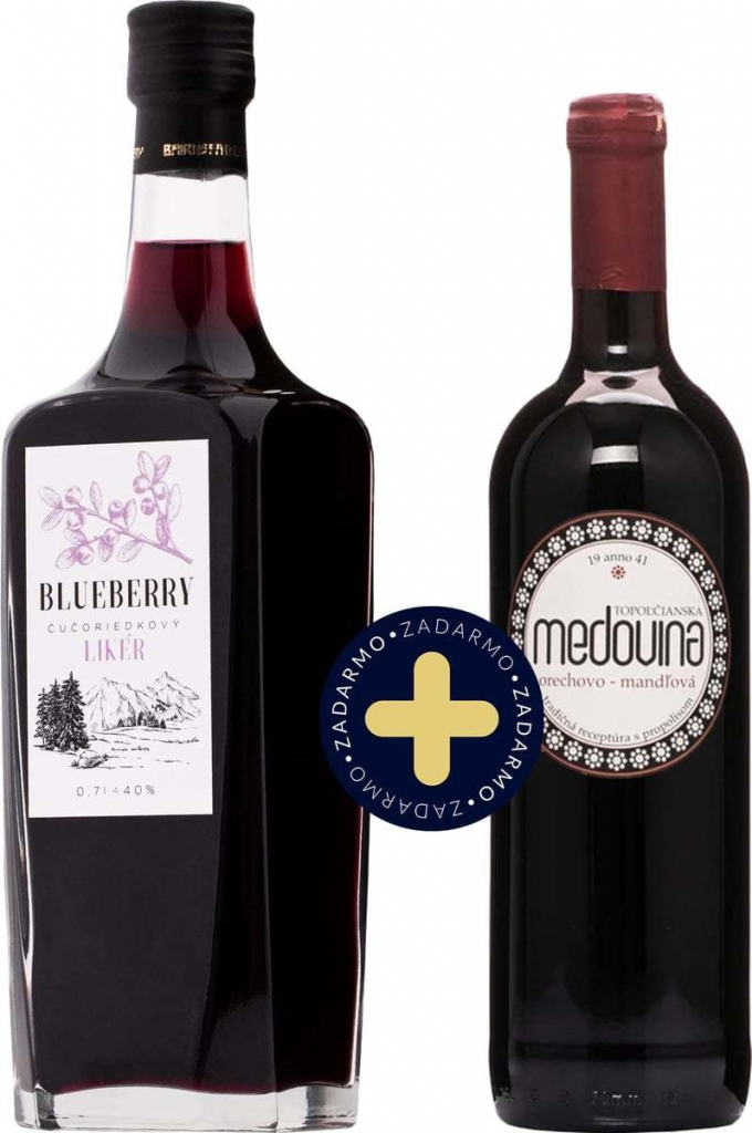 Bairnsfather Blueberry likér 40% 0,7 l (čistá fľaša)