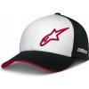 ALPINESTARS šiltovka SESSIONIZED biela/čierna/červená