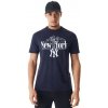 Pánske tričko s krátkym rukávom New Era MLB NY GRAPHIC TABLE TEE NEW YORK YANKEES modré 60578582 - XXL