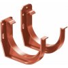Gutta Aqua žľabový hák čelní PVC žľaby 125 mm cihlově červený