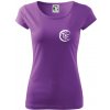 Volejbal lopta prso - Dámske tričko Pure - 2XL ( Fialová )