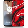 Picasee silikónový čierny obal pre Motorola Moto G32 - Red black