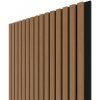 WALL CONCEPT akustický panel Dub zimný, čierny filc + MDF, 2750x604x21 mm, 1,66 m2