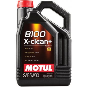 Motul 8100 X-Clean+ 5W-30 5 l