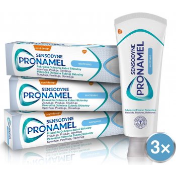 Sensodyne Bieliace zubná pasta proti pigmentácii Pronamel Whitening Tripack 3 x 75 ml