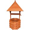 Drevená studňa do záhrady - dekorácia 110cm