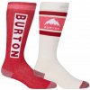 dámske podkolienky BURTON WEEKEND MIDWEIGHT 2 PACK SOCKS Deep Red M/L