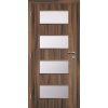 Interiérové dvere Solodoor Zenit 28 presklené 90 Ľ orech (VÝROBA NA OBJEDNÁVKU)