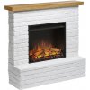 Tagu elektrický krb Rolf Brick White, 1500 W, LED