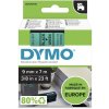 Dymo páska D1 9mm x 7m čierna na zelenej (S0720740)