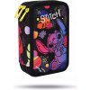 CoolPack Školský peračník trojkomorový s vybavením Stich Stitch čierny