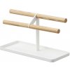 YAMAZAKI Stojanček na šperky Tosca 5170, kov/drevo, š.24 cm, biely