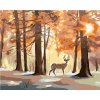 Zuty – Maľovanie Podľa Čísel – Jeleň V Lese (D. Rusty Rust), 80 × 100 cm, Plátno 8596530166900
