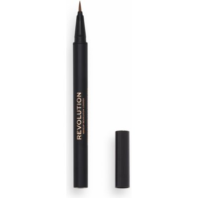 Makeup Revolution Hair Stroke Brow Pen fix na obočie Medium Brown 0,5 ml