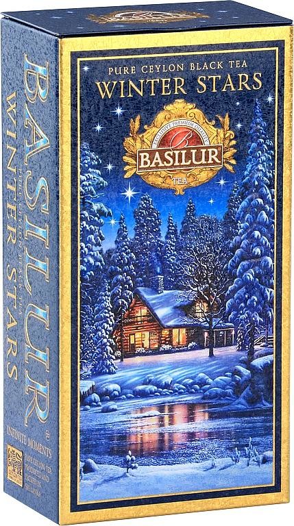 Basilur čierny čaj winter stars 75 g