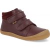 Detská členková obuv Barefoot Koel - Darvo Tex textil bordo vínové