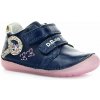 D.D.Step DDStep S070-52838B tmavo modré celoročné členkové barefoot topánky 25 EUR