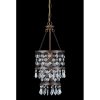 Retro vintage závesná lampa bronz