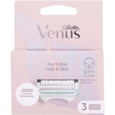 Gillette Venus Satin Care For Pubic Hair & Skin (W) 3ks, Náhradné ostrie