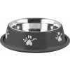 MagicHome Woof miska 19 cm, 400 ml, černá, pro psy