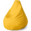 Sablio Sedací vak Pear Žltooranžová - 140 x 100 x 25 cm