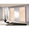 Šatníková skriňa PENELOPA 255 dub sonoma / zrkadlo