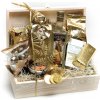 Darčeková truhlica Zlatá horúčka (Luxusná darčeková truhlica Zlatá horúčka – Golden hruška, káva a čokoládové „zlato“)