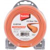 Makita E-02749 struna nylonová Plus 2,4mm, 15m, oranžová, kulatá