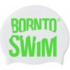 Plavecká čiapka BornToSwim Classic Silicone Bílo/zelená + výmena a vrátenie do 30 dní s poštovným zadarmo