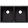 Blanco Subline 350/350 - Silgranitový drez, 76x46 cm, čierna 527826