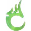 Šperky eshop - Expander do ucha s kmeňovým symbolom - zelený, 5 mm C31.10