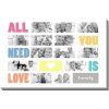 All you need is love fotoobraz na plátne 70 × 50 cm