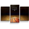 Sablio Obraz - 3-dílný Basketbal - 75x50 cm