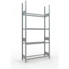Regál na pneumatiky SCHULTE, základné pole, 4 úrovne, šírka police 1300 mm, 1360x 436x2750 mm