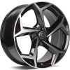 CARBONADO TROPICO hliníkové disky 6,5x16 5x100 ET38 BFP - Black Front Polished
