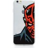 AppleMix Kryt STAR WARS pre Apple iPhone 6 / 6S - Darth Maul - gumový - priehľadný