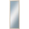 DANTIK - Zrkadlo v rámu, rozmer s rámom 50x140 cm z lišty 4020 biela prederaná (2766)