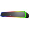 Genius USB SoundBar 200BT, Reproduktor, soundbar, 4W, RGB podsvietenie, Bluetooth, 3,5 mm jack, USB, čierny