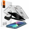 Apple iPhone 13 / 13 Pro / 14 / 16E Spigen GlastR EZ Fit ochranný kryt obrazovky z tvrdeného skla s montážnym rámom, balenie 2 ks, proti odleskom