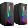 C-TECH SPK-17, 2.0, RGB, černé (SPK-17)