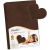 Bellatex Prestieradlo Froté tmavo hnedé 100x200